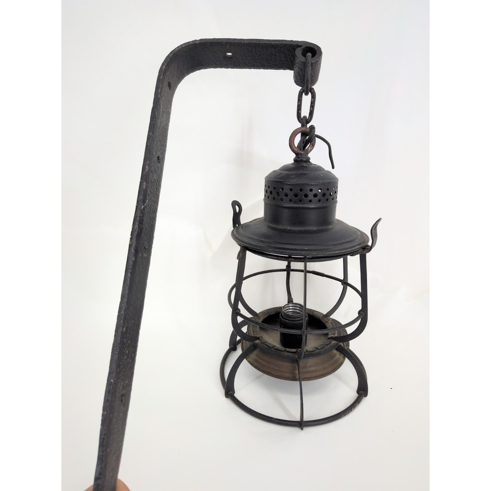 Rare Antique PRR Pennsylvania Railroad  RR Signal Lamp Lantern Co NY Hanging